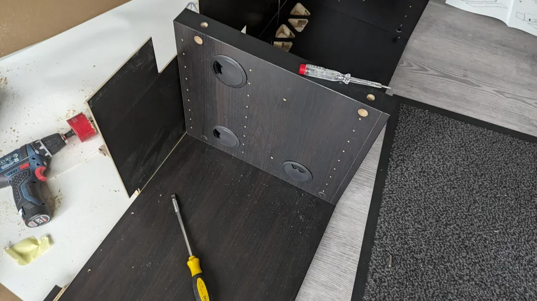 DIY TV-wall for a living-room