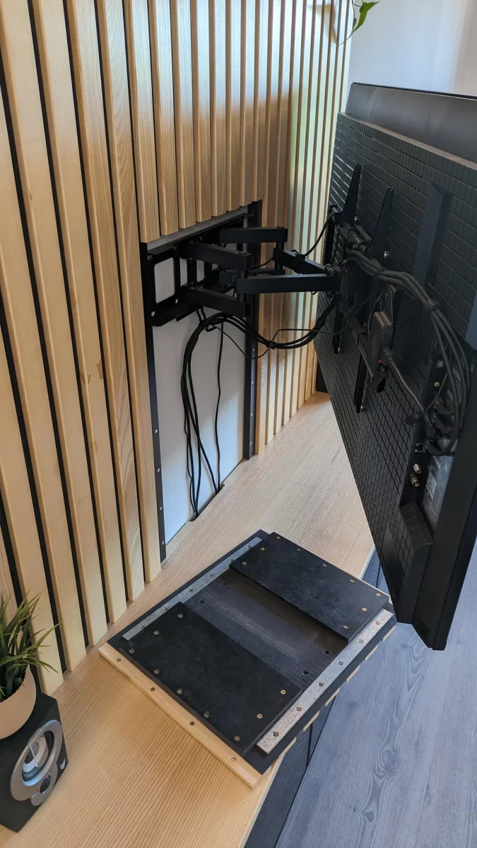 DIY TV-wall for a living-room